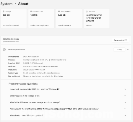 i5 10 genaration complete pc, 32 inc 2k Monitor-FRESH